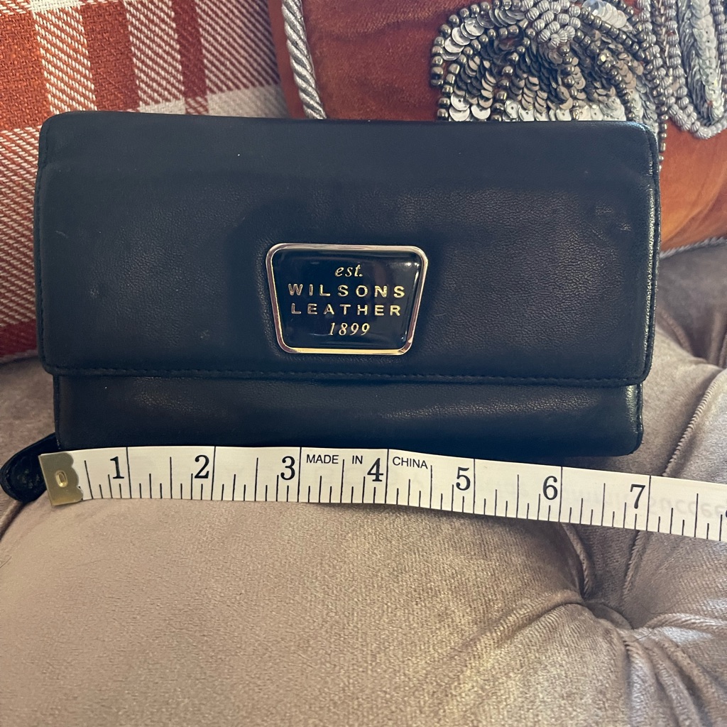 Wilsons Leather Checkbook Wallet